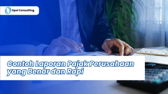 Contoh Laporan Pajak Perusahaan yang Benar dan Rapi